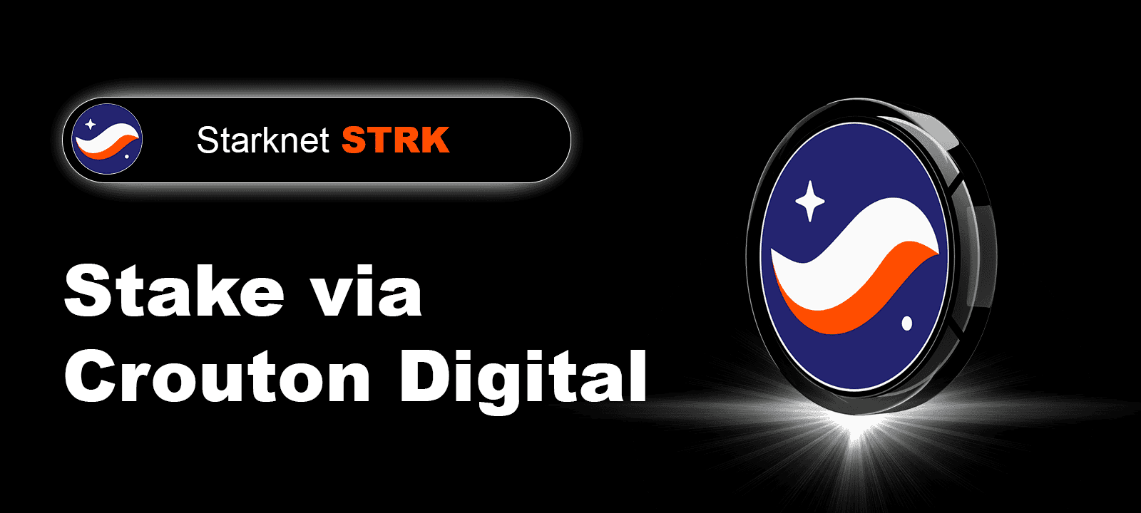 Staking STRK via Crouton Digital